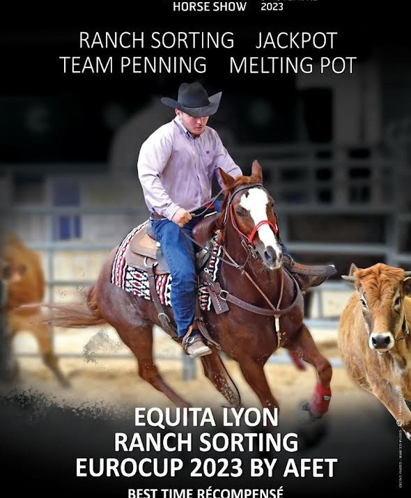 Ranch Sorting Equita Lyon Western Horse Show 2023 | Pégase Daily